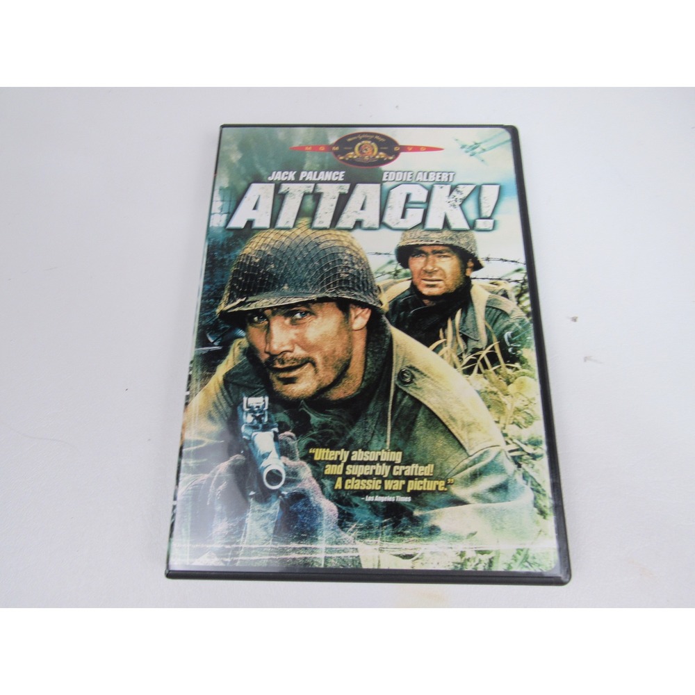 Attack! DVD 1956 War Movie Jack Palance Eddie Albert MGM Classic Film